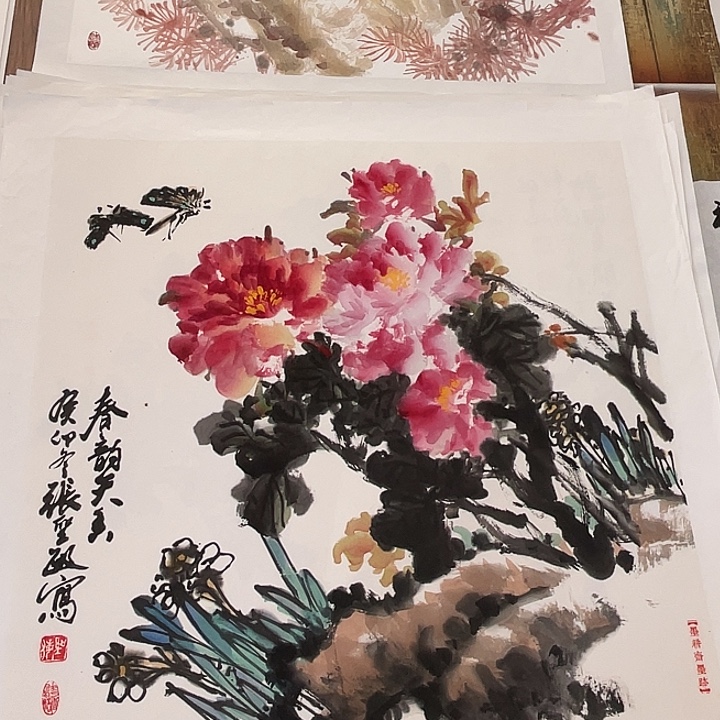 国画张圣敏先生纯手绘作品