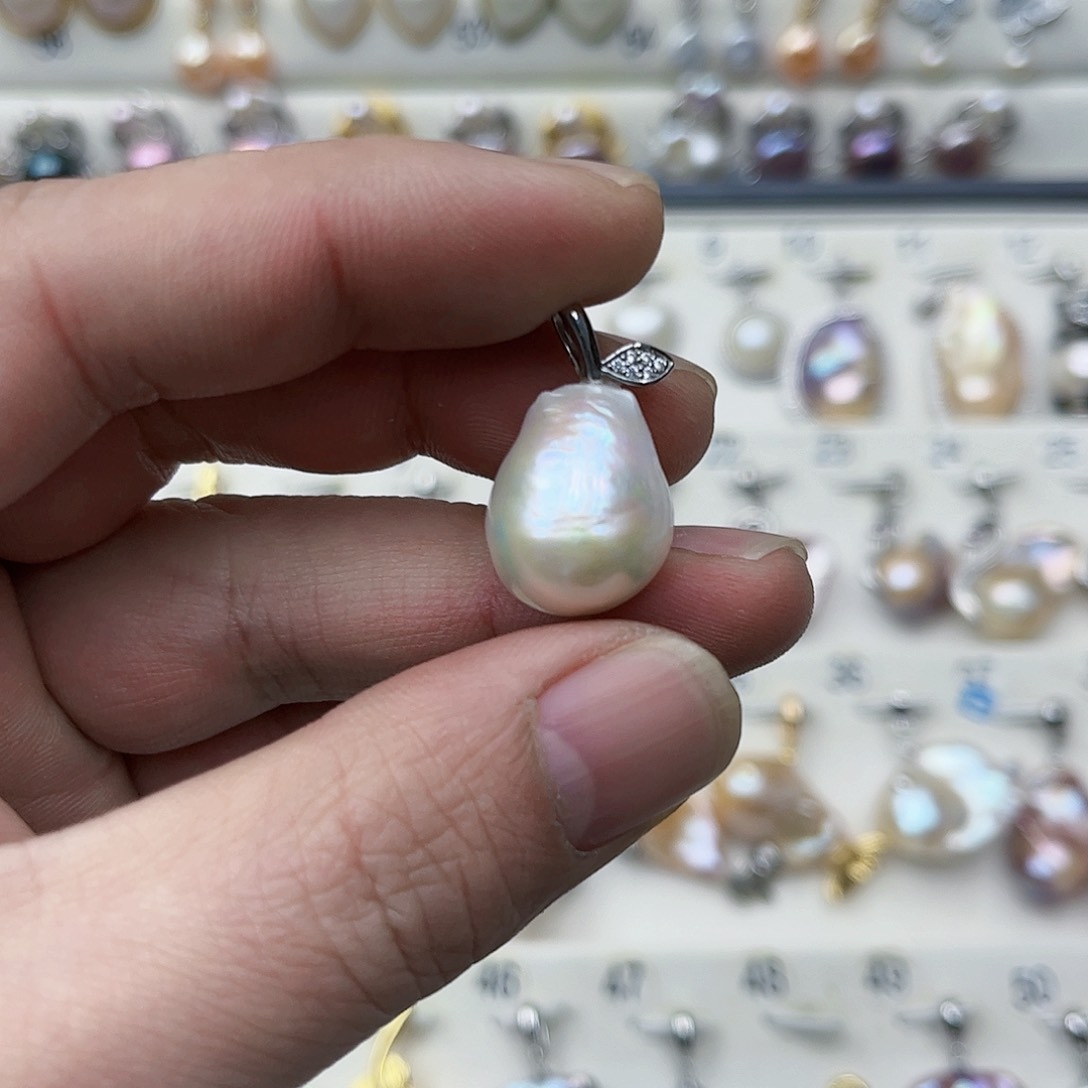 淡水珍珠吊坠(不含链)未镶嵌13