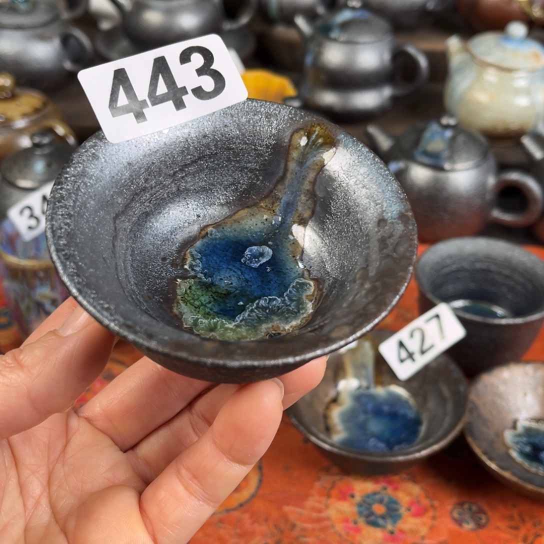 笑***y柴烧茶器主人杯杯柴烧