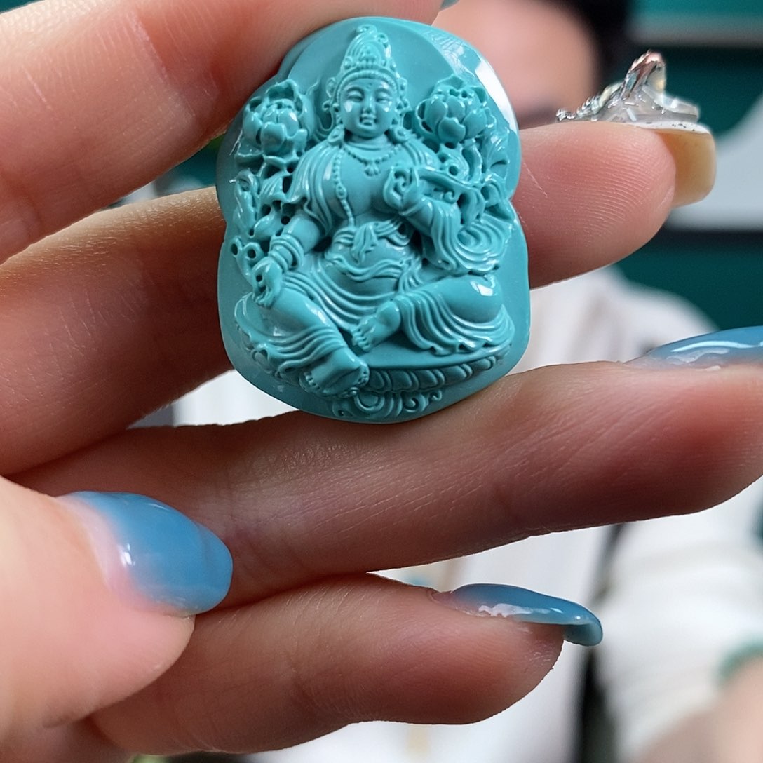 绿松石珠宝奇石未镶嵌