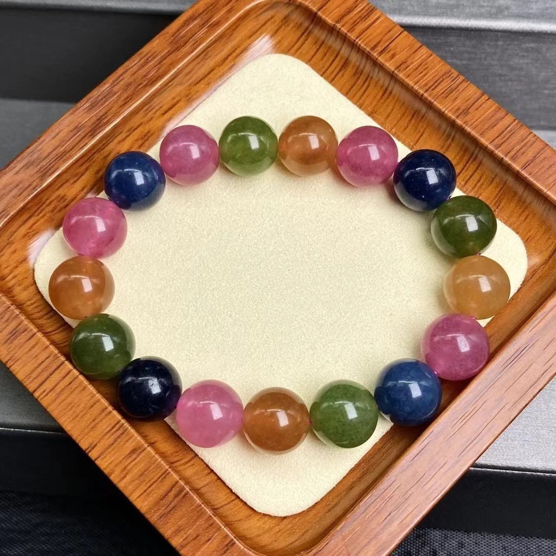 12mm彩虹碧精美手串-141
