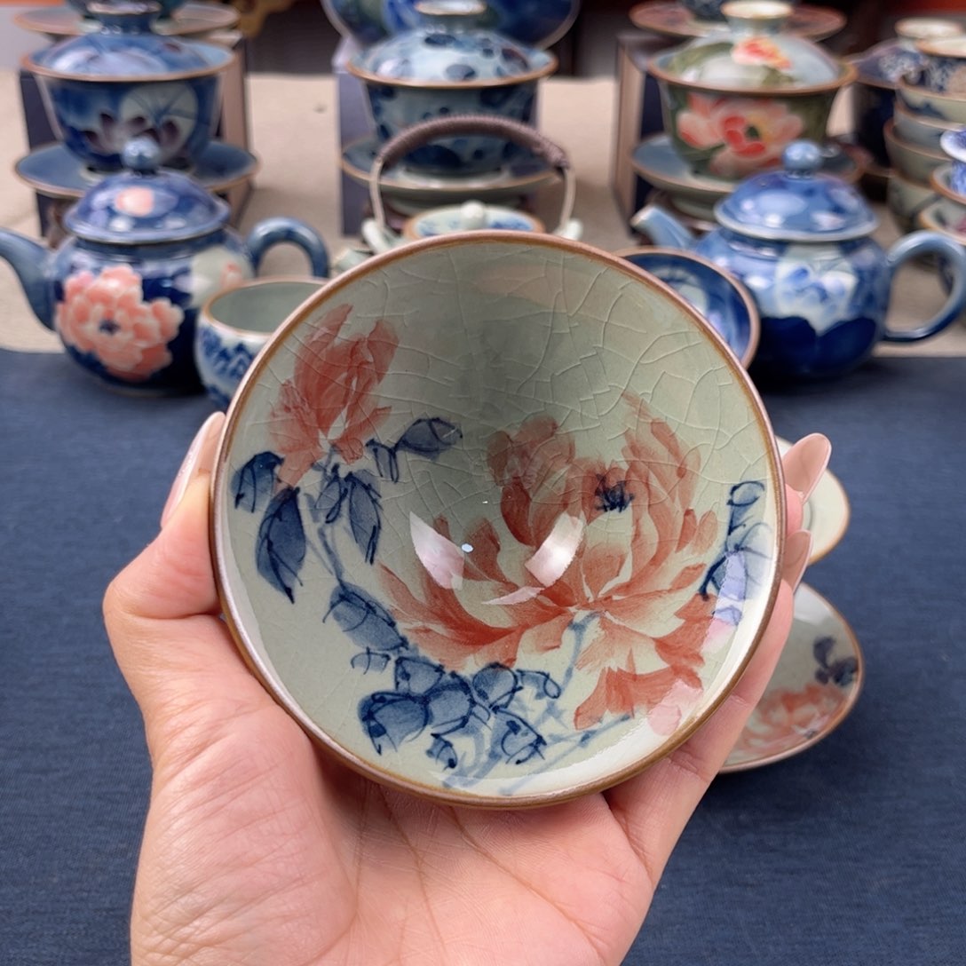 杯经典镇手绘手工茶具