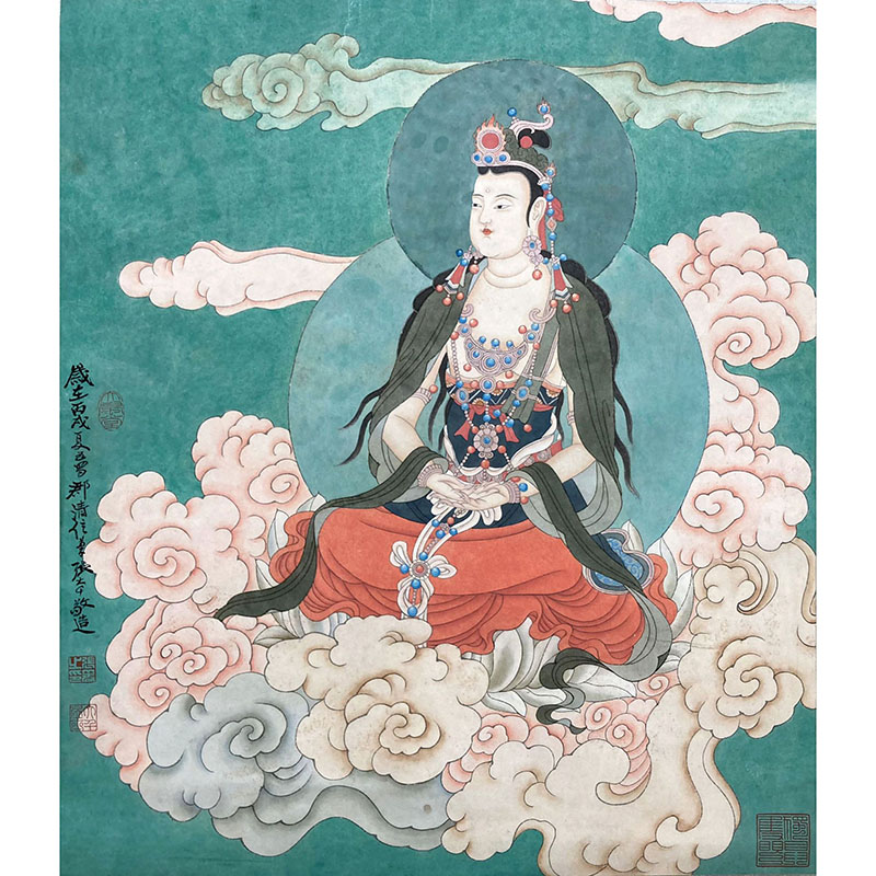 Lot27 【佛光普照】 65*56cm 3.3平方尺 立轴