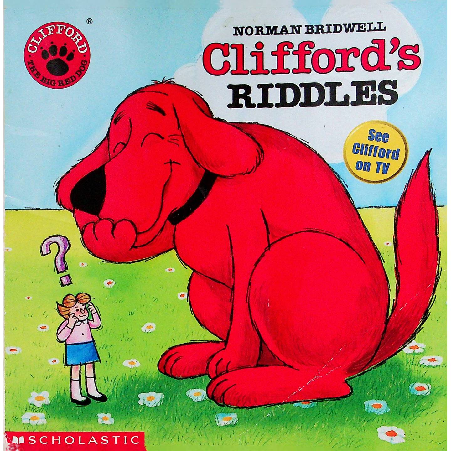 大红狗克利福德原版书Clifford英语绘本亲子共读谜语系列