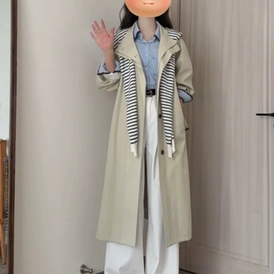 长款高个子披肩风衣外套女2025春秋季新款爆款韩系高