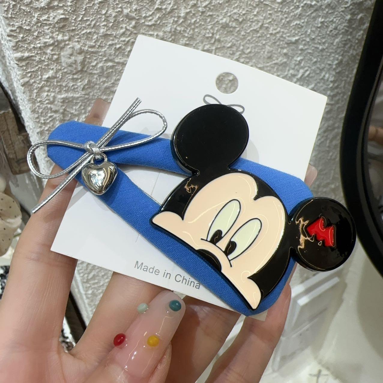 E684高级蓝色小奇奇款拜拜夹