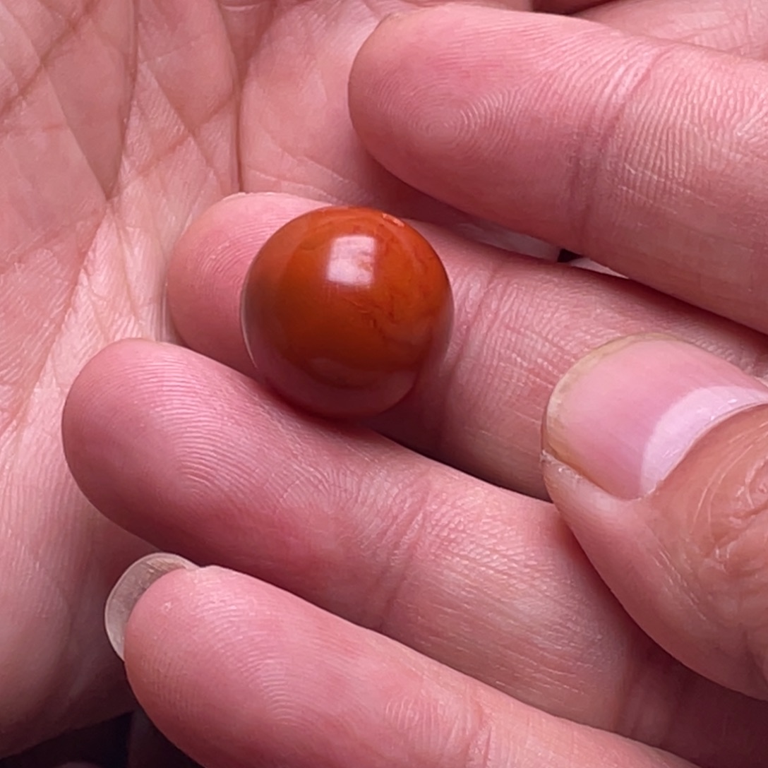 风***旗南红玛瑙未镶嵌珠子