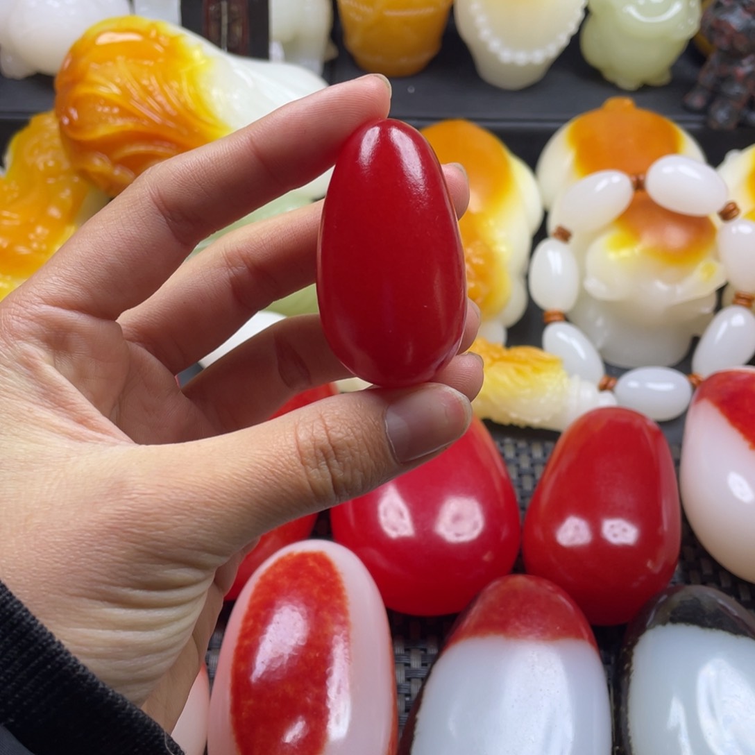 玉石雕刻把件  原石