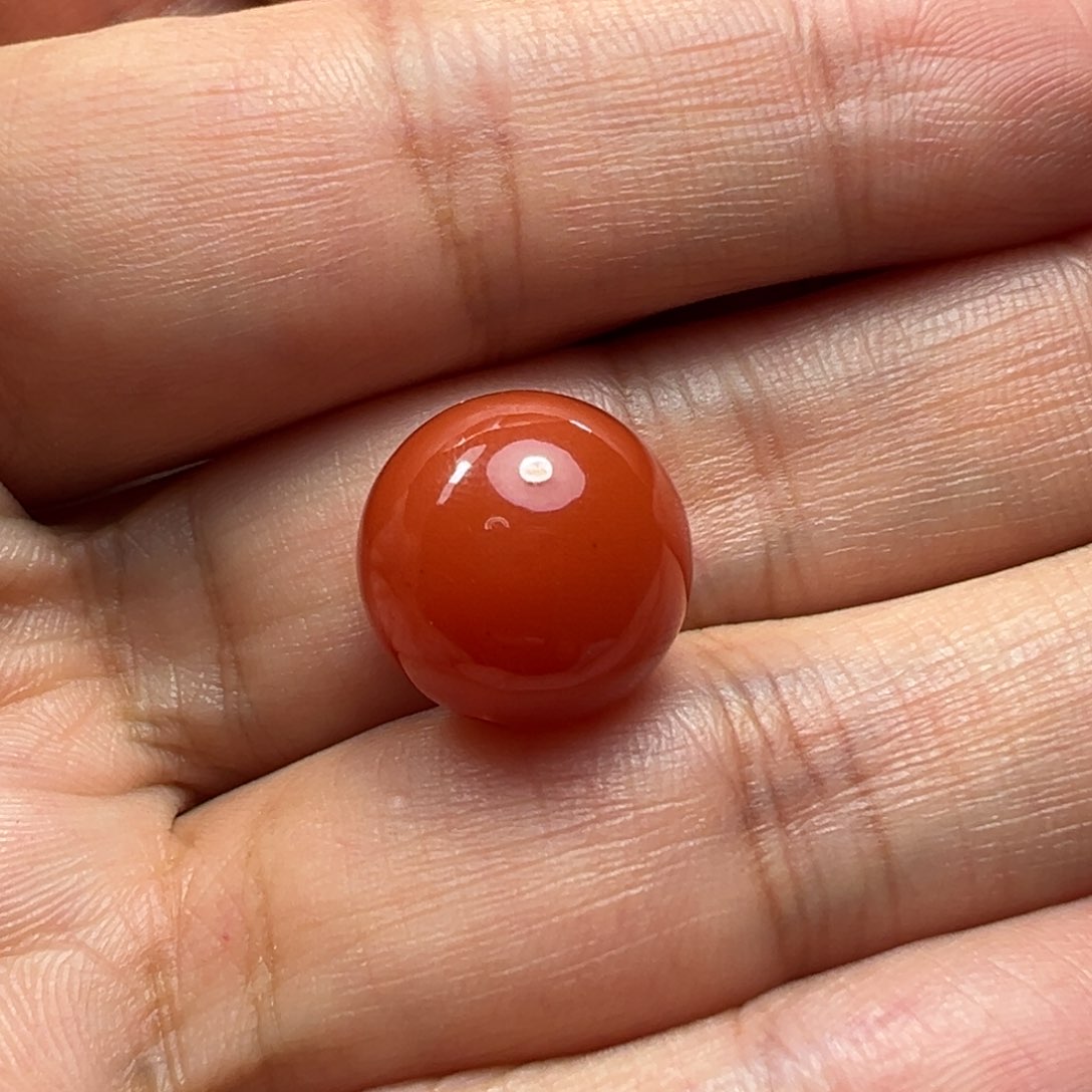 南红玛瑙珠子未镶嵌い***哥