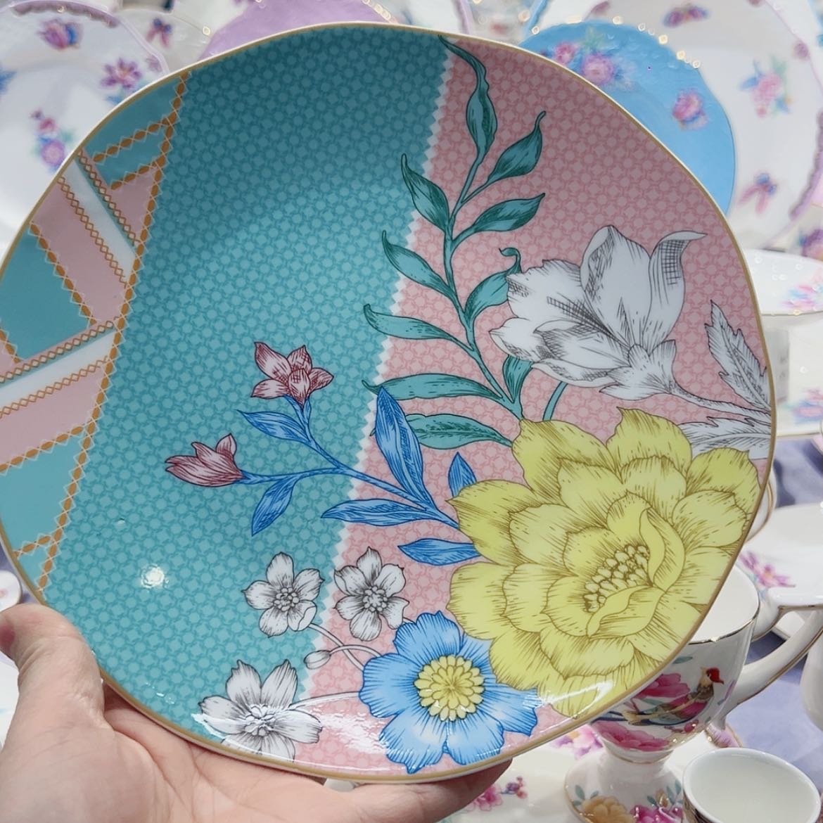 【闪购商品】骨瓷8寸平盘