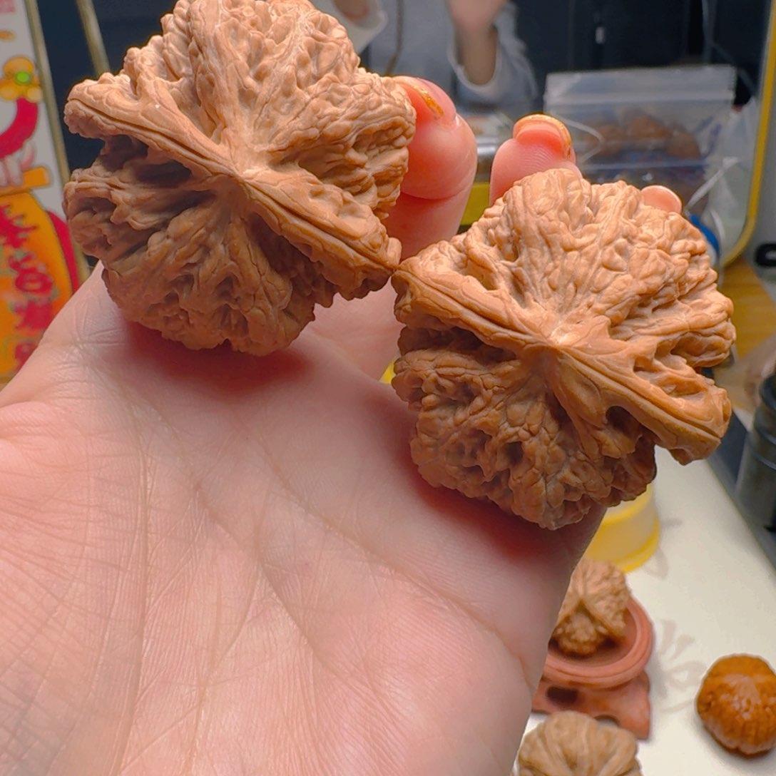 核桃把件43.5尺寸大粗筋