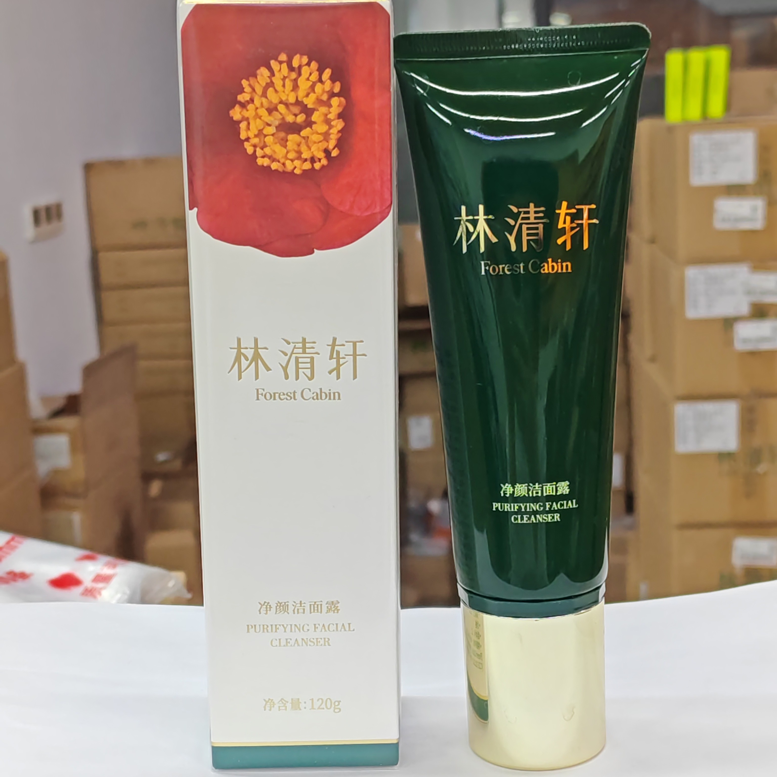 林清轩  山茶花净颜洁面露120g正装