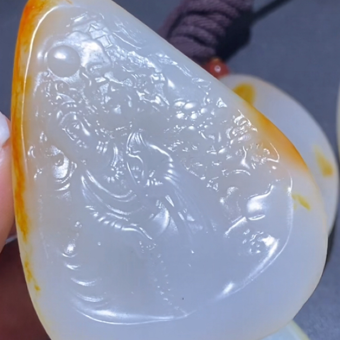 和田玉玉石挂件 d0102拍一发一