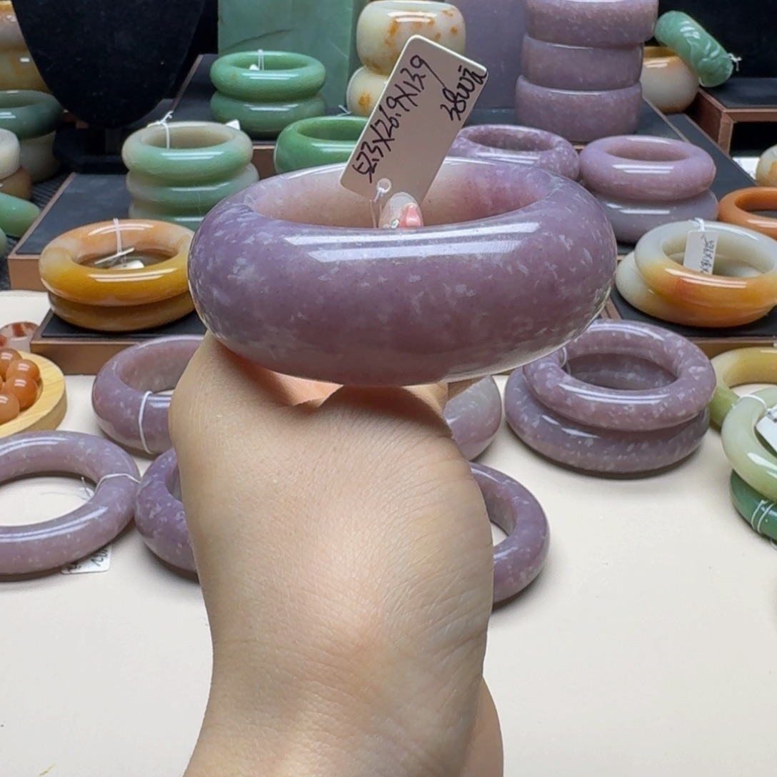 糖***芦石英质玉未镶嵌手镯