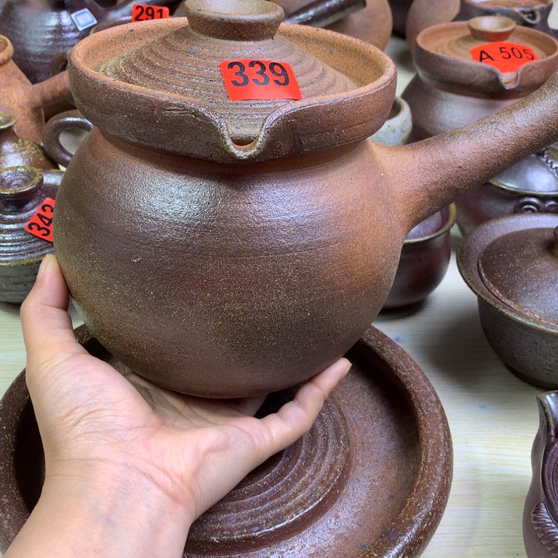 美**香柴烧烤茶罐一物一拍1500毫升左右