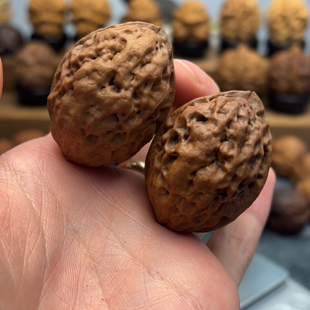 文玩核桃把件铁核桃17-21