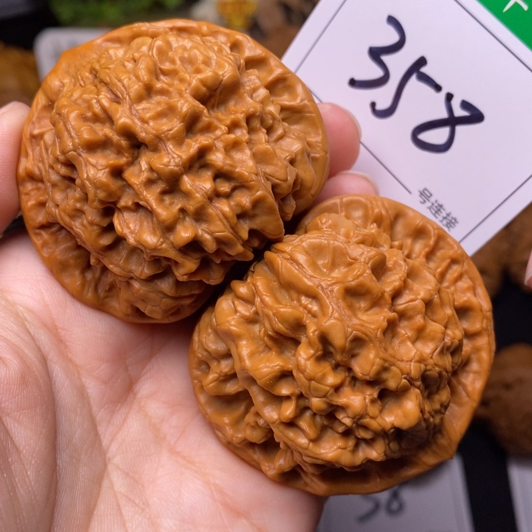 把件文玩核桃358官帽5.2