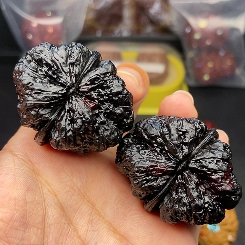 【闪购商品】把件文玩核桃41尺蝴蝶蟾