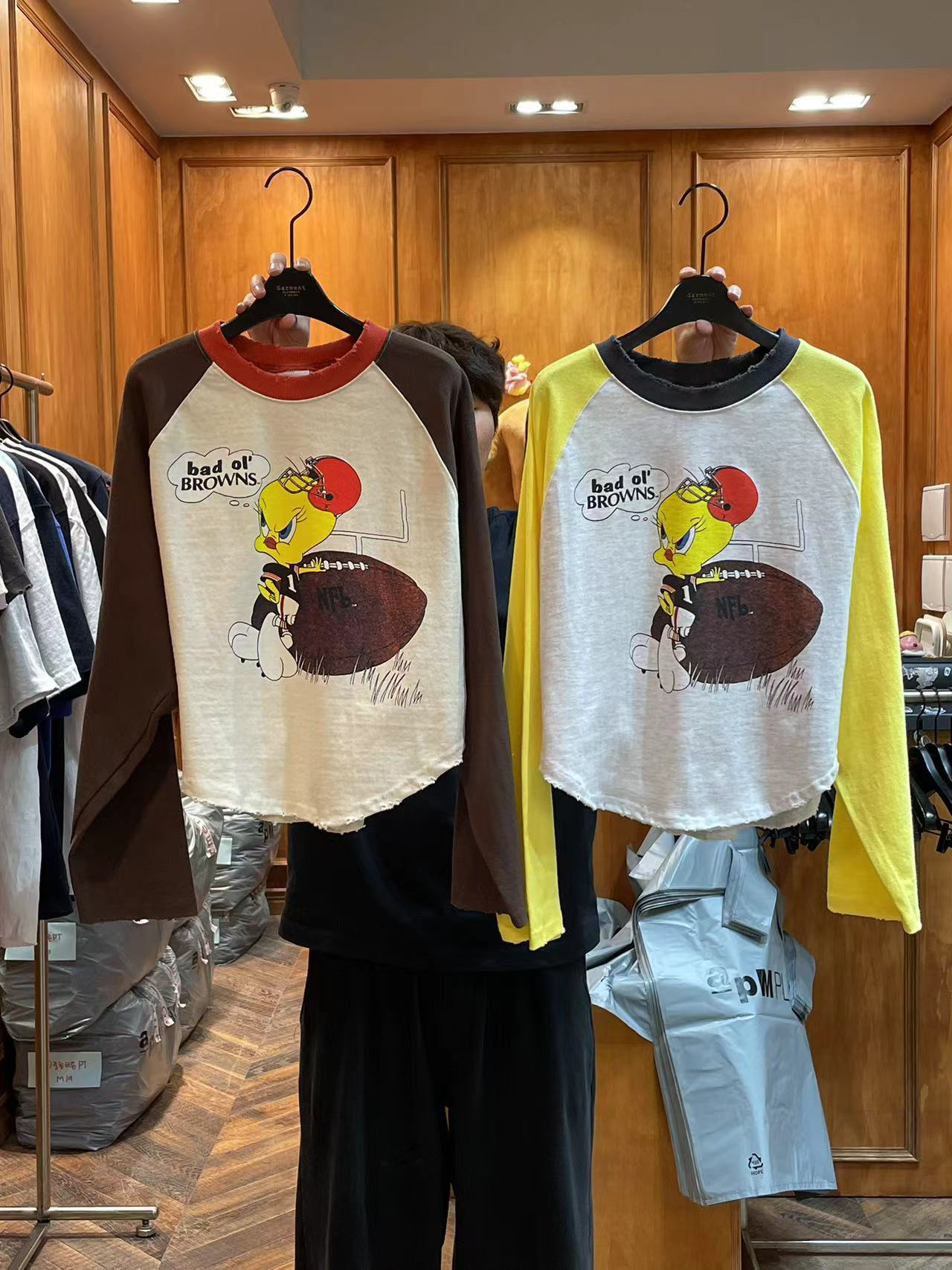 东大门正品公鸡家小鸡T恤