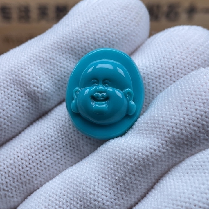 绿松石未镶嵌珠宝奇石18*21*9.8