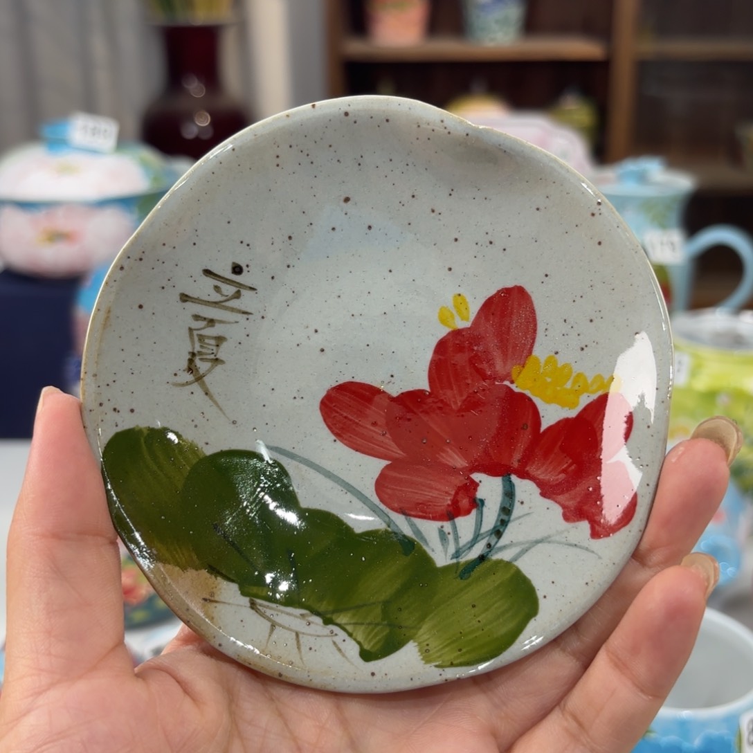 景德镇手绘高温釉下彩陶瓷茶具