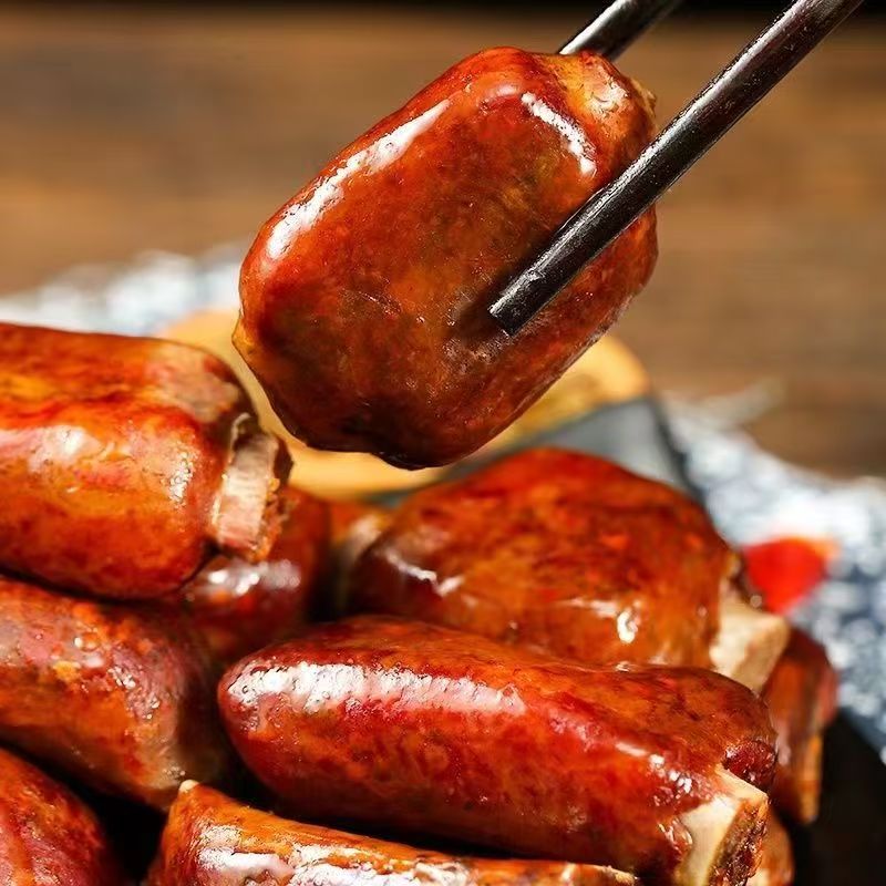 【王麻子】排骨香肠四川香椿特产柴火烟熏排骨香肠腌制年货