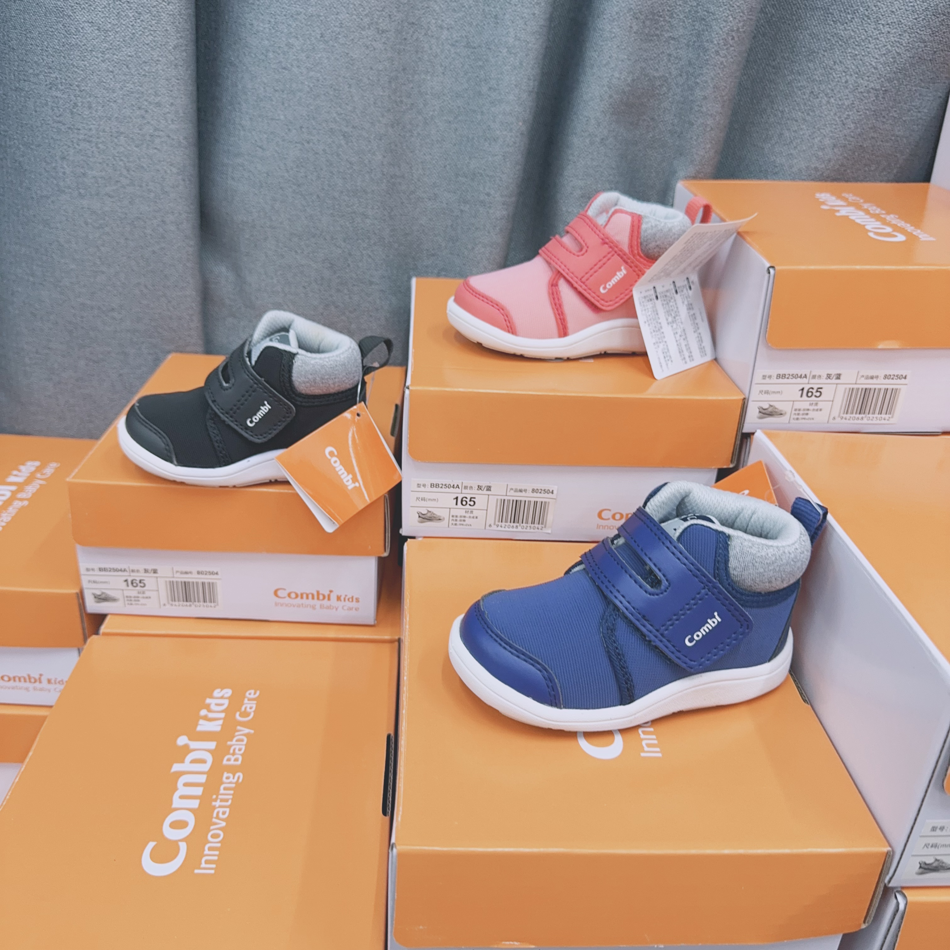 Combi康贝机能鞋四季高帮重工矫正系列机能学步鞋