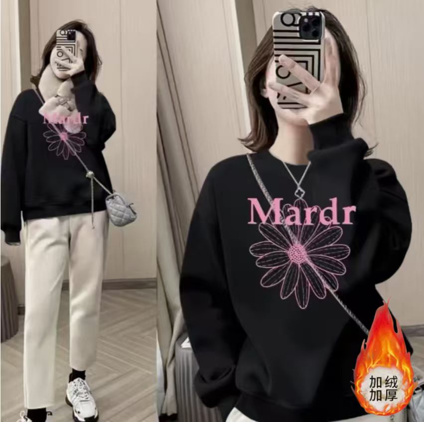 【加绒款】2025冬款加绒加厚圆领卫衣运动时尚百搭宽松男女同款13