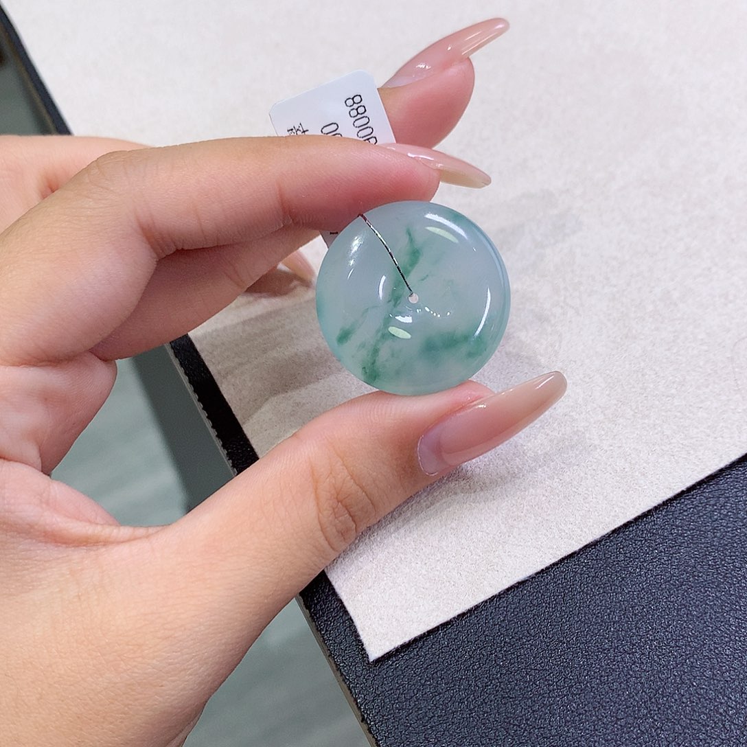 翡翠未镶嵌吊坠(不含链)26.4-6