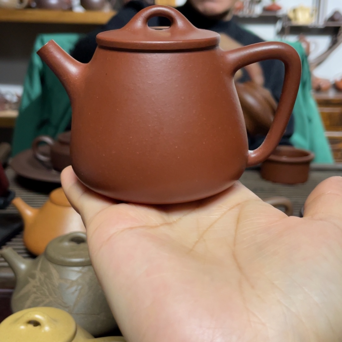 紫砂茶壶底槽青高石瓢150CC