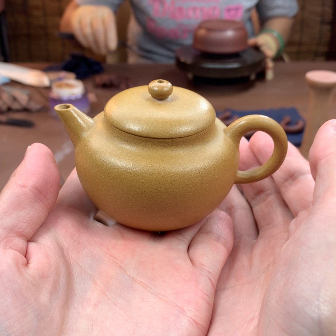 茶壶紫砂扁玉 段泥 100cc