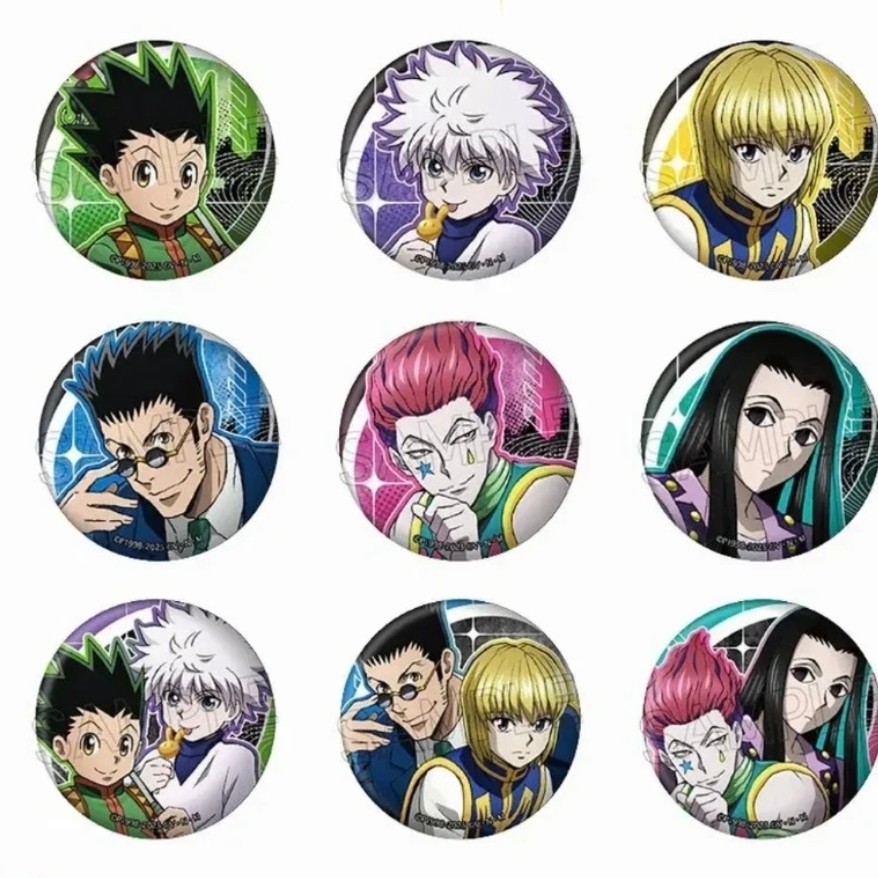 全职猎人 JS背靠背吧唧 相卡 盲盒代拆