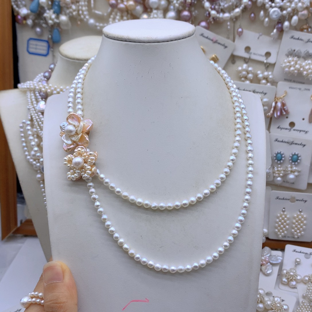 *****合金淡水珍珠项链耳饰