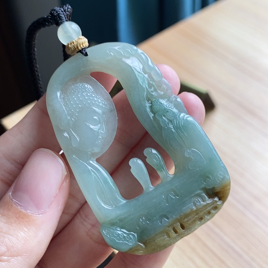 【闪购商品】颈饰未镶嵌翡翠天然缅甸A货翡翠