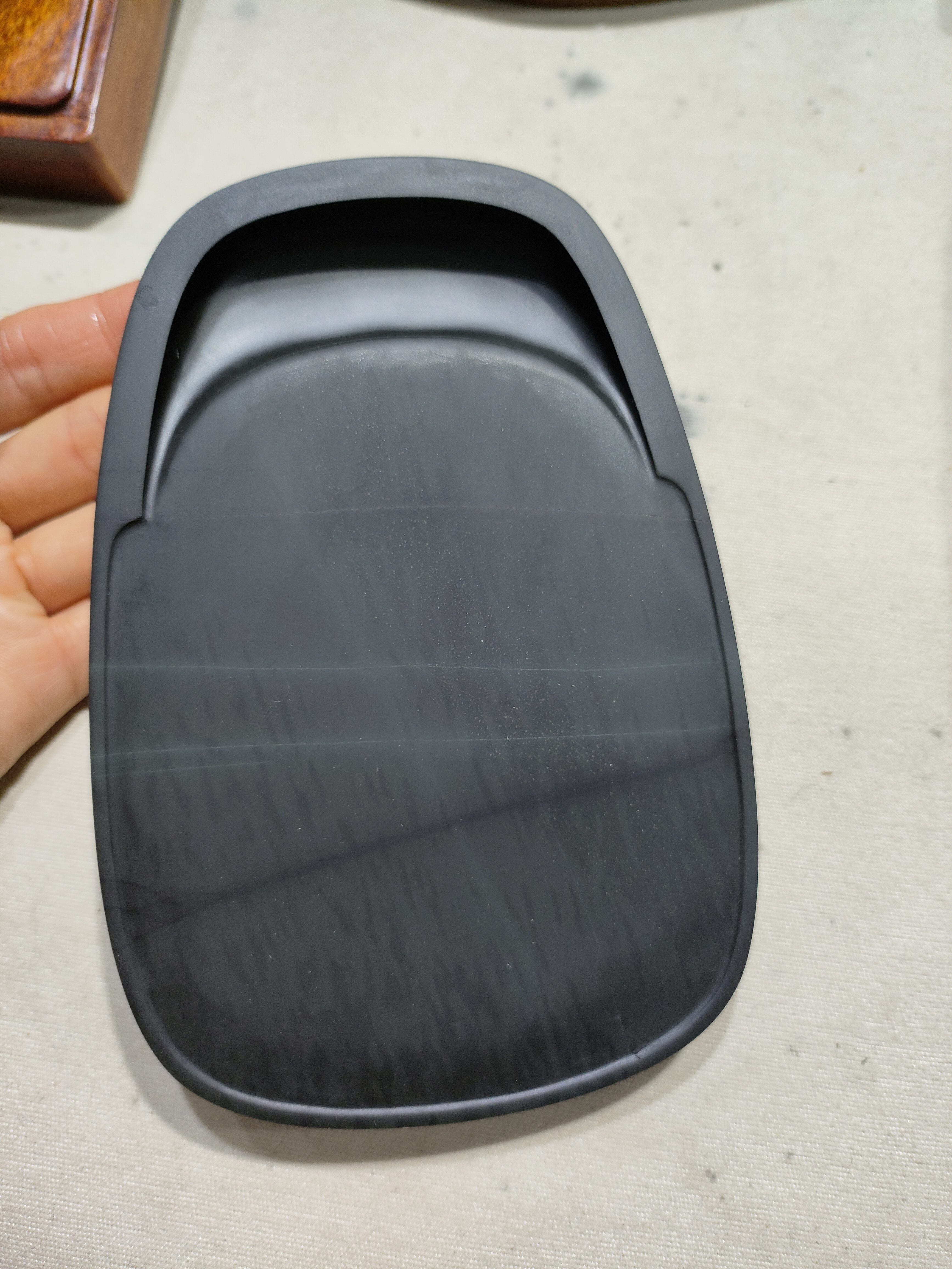 腰圆门字紫云庙青墨雨点银星15.5-10.5-2.4