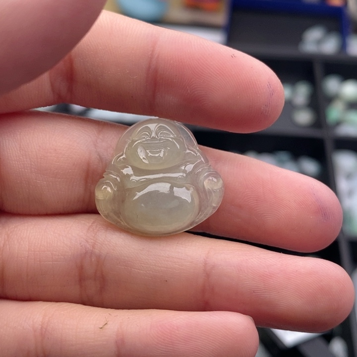 翡翠吊坠(不含链)未镶嵌周****鱼