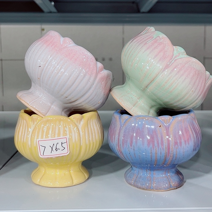 多肉陶瓷花盆满10元包邮