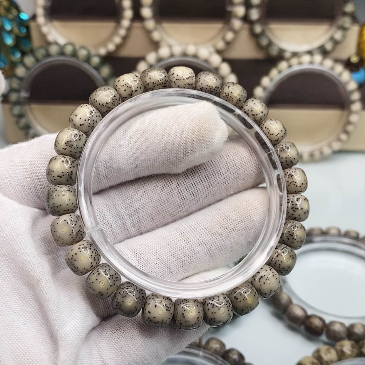 【闪购商品】星月菩提手串9×8一物一图原生态同枝月朗星稀