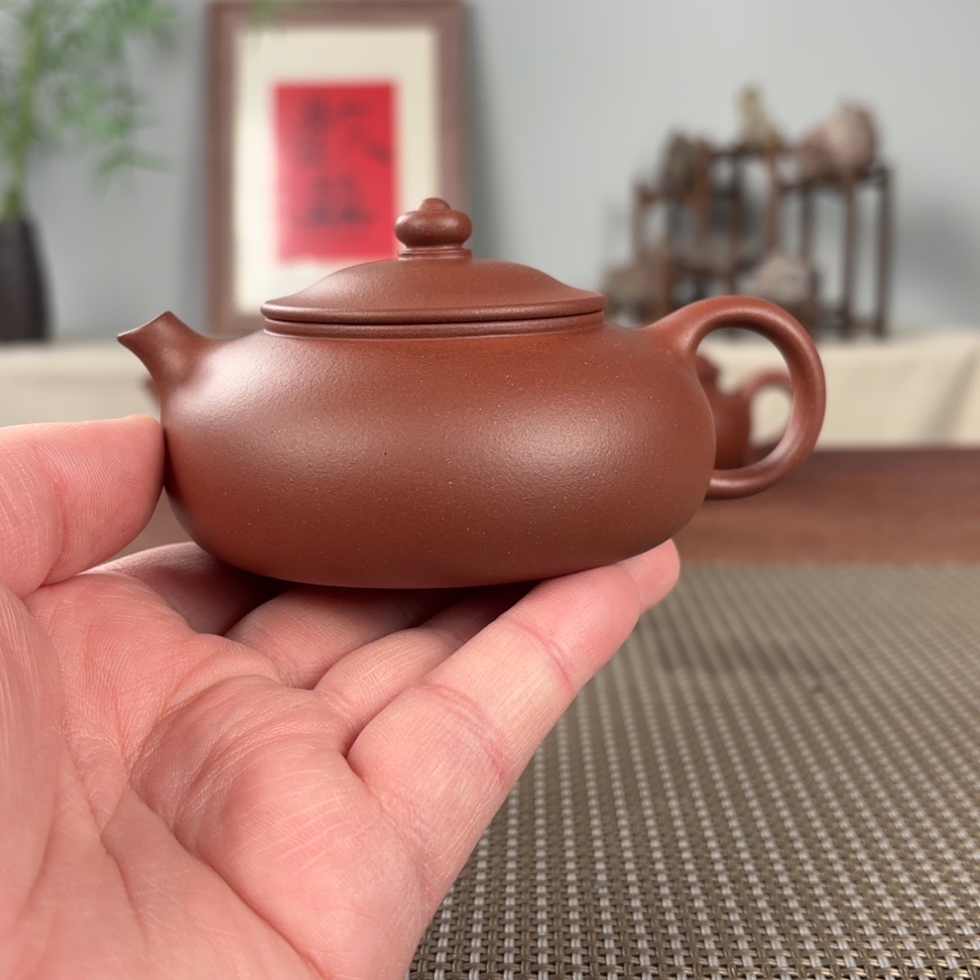紫砂茶壶黄龙山原矿紫砂壶150