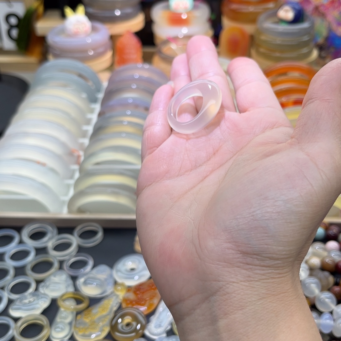 玛瑙/玉髓未镶嵌戒指