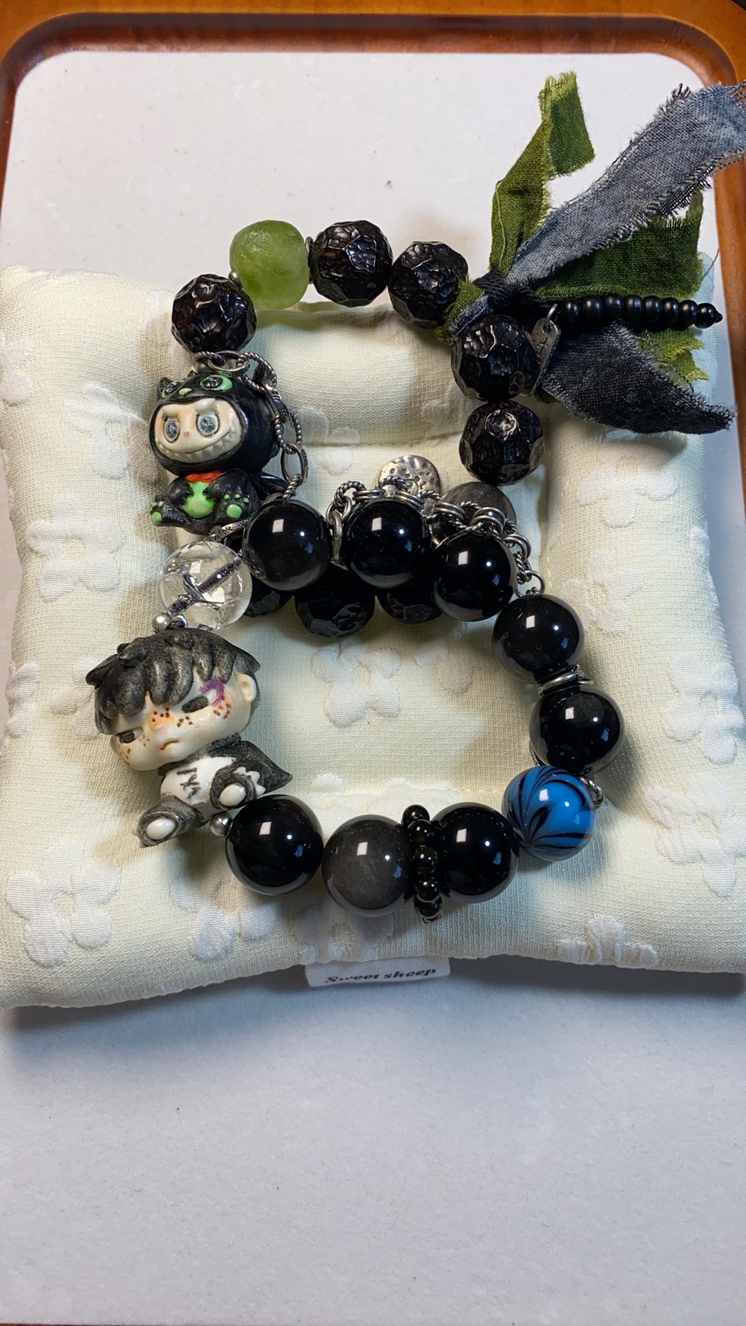 非金属木质手链 时尚成品手链 中式复古纯手工编织手链百搭气质