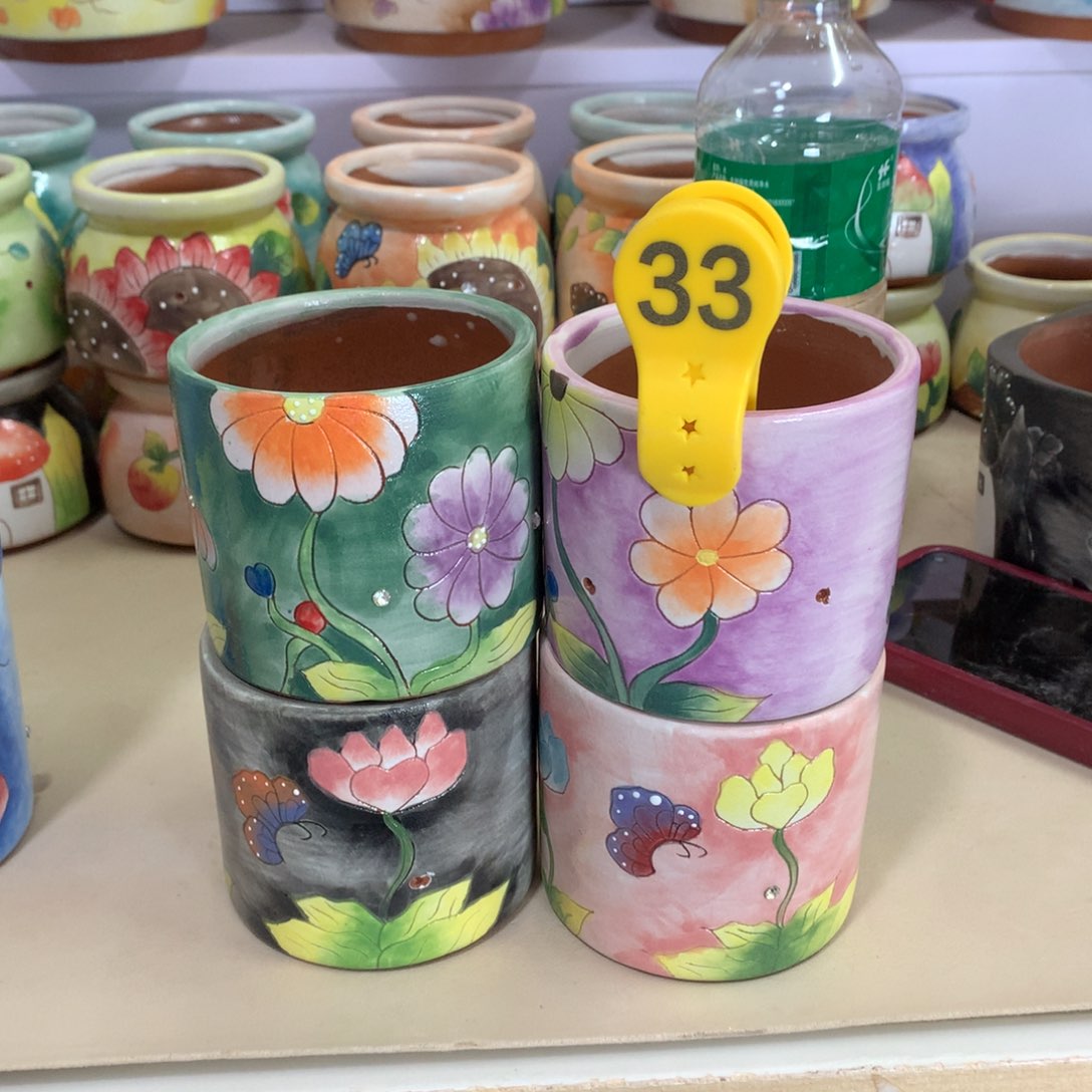 堇**年福利正品红陶花盆