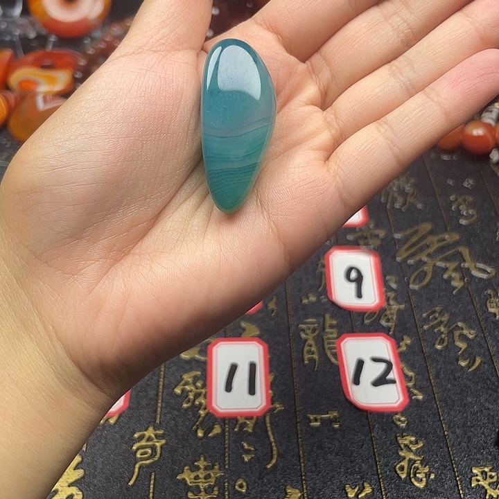 叮***咚玛瑙/玉髓未镶嵌珠宝半成品打孔不退换