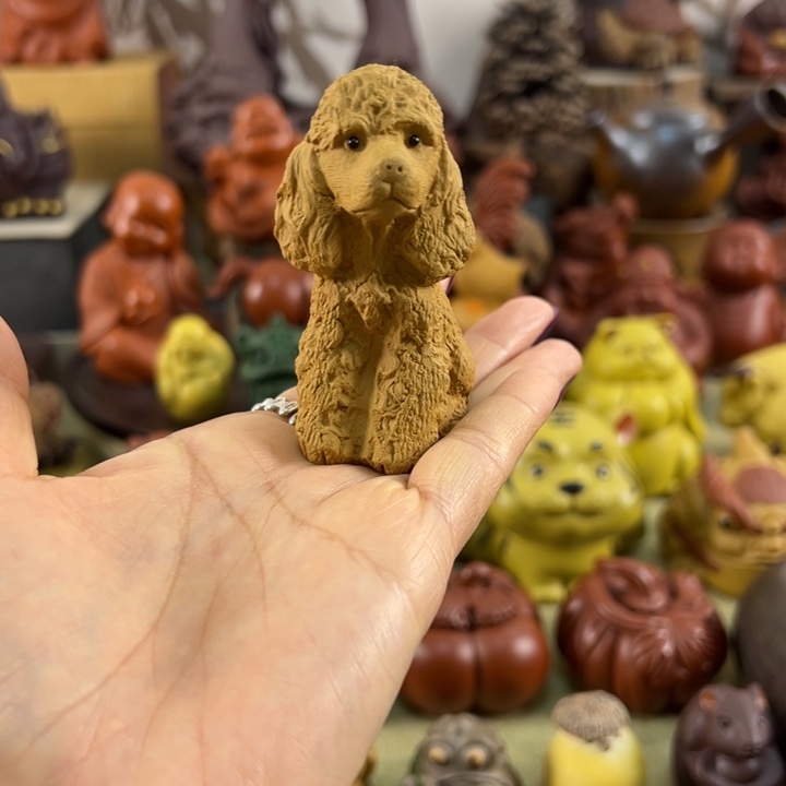 茶宠紫砂紫砂贵妇犬