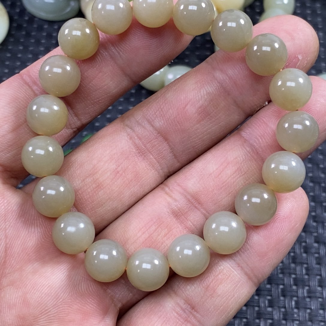 和田玉手链未镶嵌