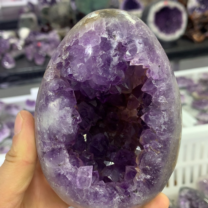 水晶福利紫晶蛋未镶嵌