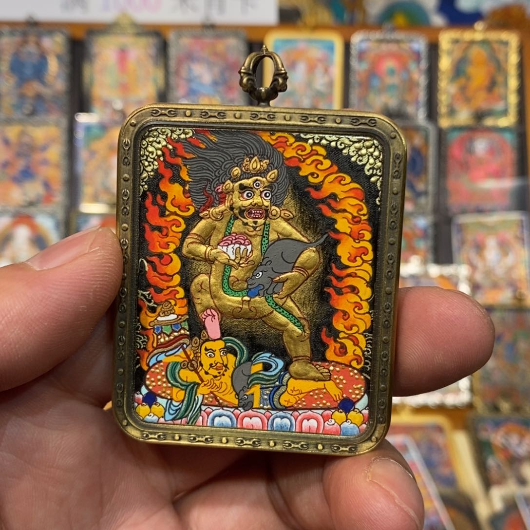 吊坠新年特惠唐卡黑财