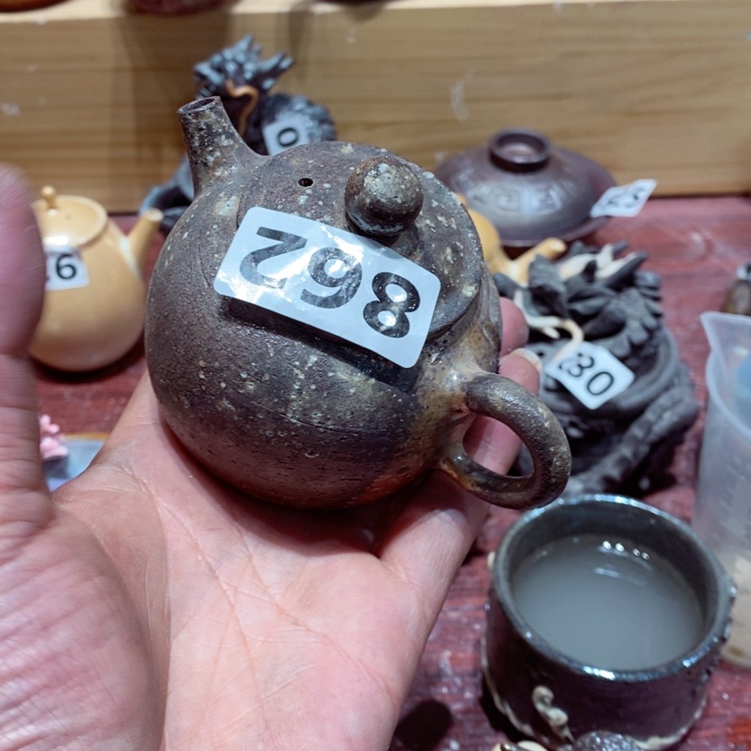 柴烧茶具陶瓷杯子