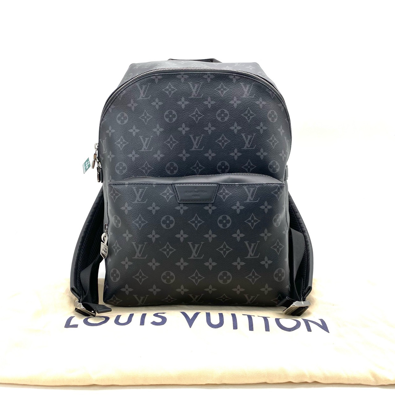 99新 LouisVuitton/路易威登 黑老花阿波罗双肩包 尺寸30/40 