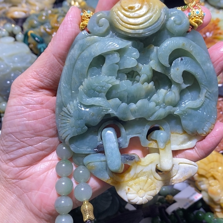 岫玉岫玉吊坠未镶嵌